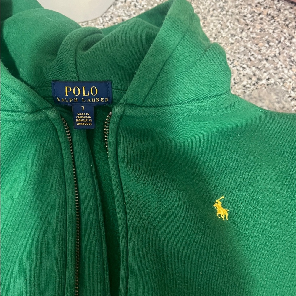 Polo by Ralph Lauren Kids Green Sweatpants Set - Picture 2 of 4
